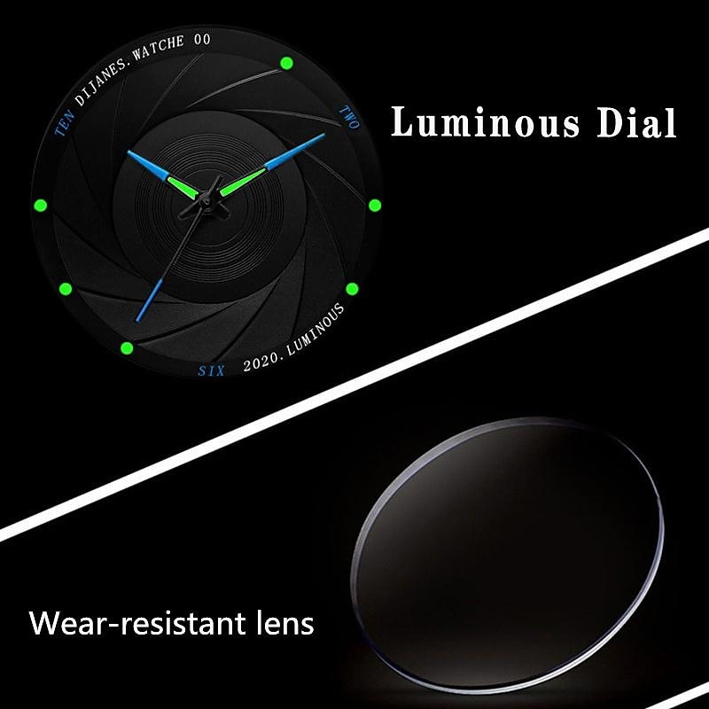 Fashion Mens Watches Luxury Quartz Watch Men Casual Business Black Mesh Steel Luminous Wrist Watch Male Clock Relogio Masculino 2026 - $12.99 –P7