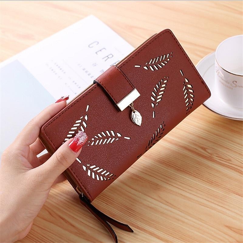 Mode Frauen Dame Reißverschluss Münze Handytasche lange Geldbörse Brieftasche Kartenhalter 2025 - $11.99 -P2
