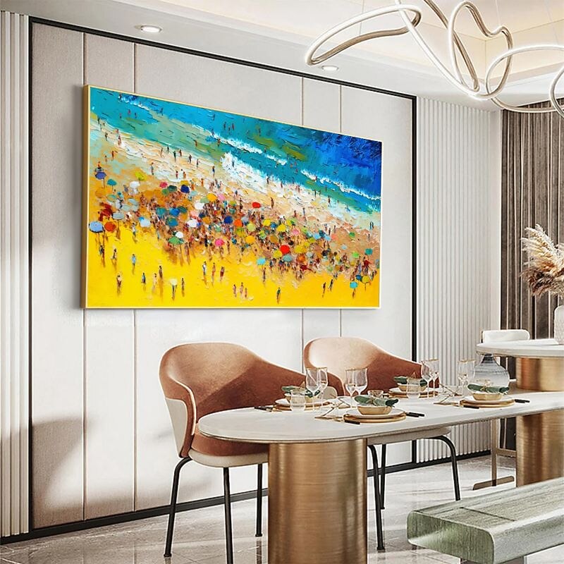2025年 大人の塗り絵　壁飾り　自然　風景　風景画　海　ウォールデコ　アートパネル　ハング塗装油絵　アートフレーム　北欧風　絵画　油絵塗り絵　油絵風　壁デコ　手作り　ギフト　おしゃれ　インテリア　デザイン  コレクション – $77.99 –P2