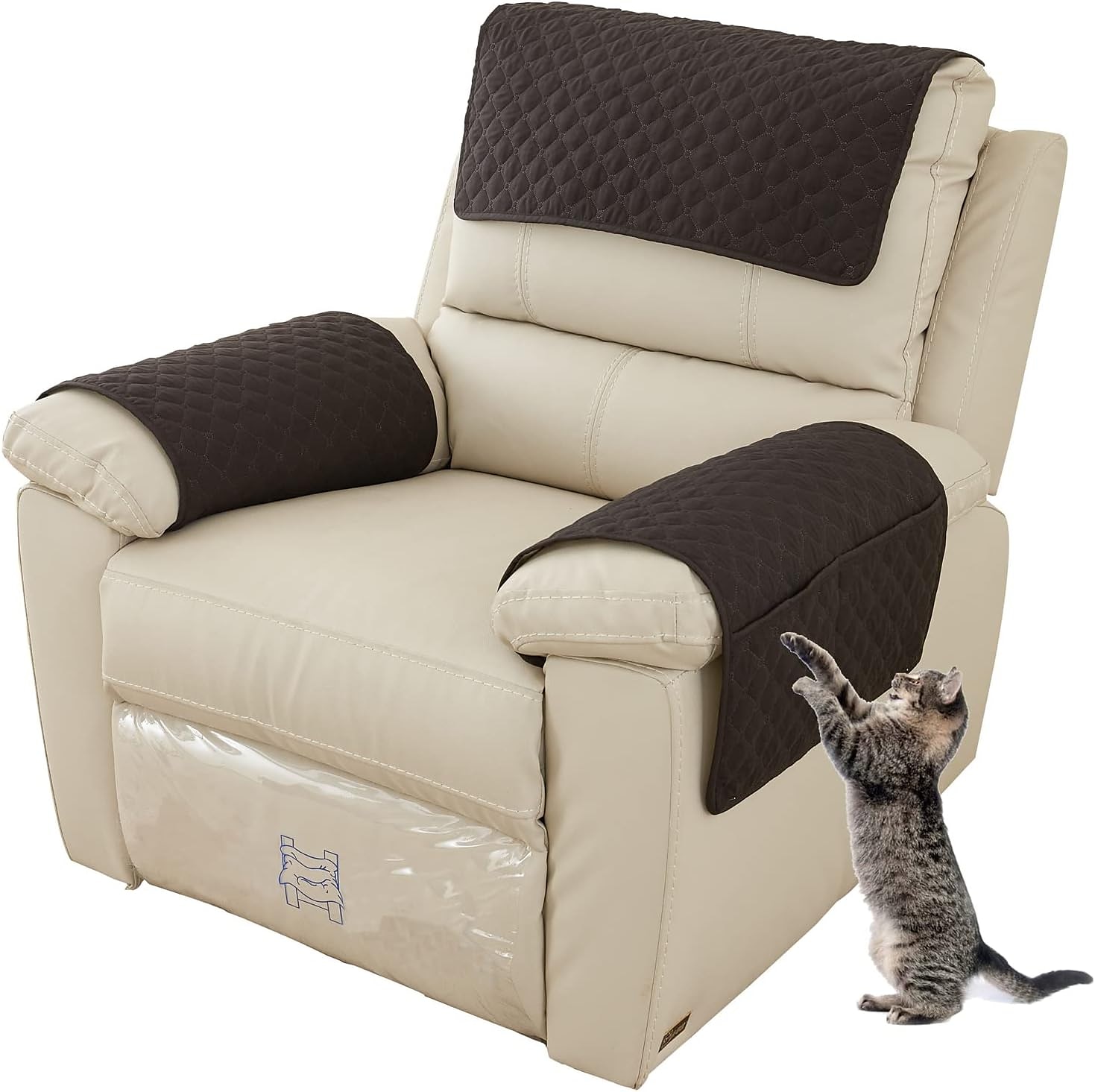 Sofa-Armlehnenbezug Couch-Armlehnenmatte Rückenlehnenbezug weicher Schutz  für Stühle Couch Sofasessel Schonbezüge Liegesofa 2024 - $10.99