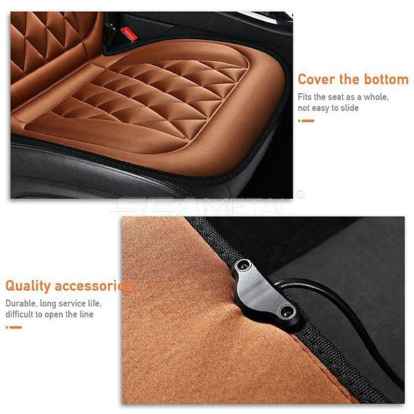 Heated Car Seat Cover 12V, Winter Heated Car Cushion, Seat Heater Pad, Home/Car Use, Driver Cushion Accessories 2025 - $28.99 –P6