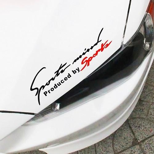 Popular 2PCS Black Red Racing Car Auto Reflective TRD Car Vinyl Graphic Decal Stickers 2025 - $8.99 –P2