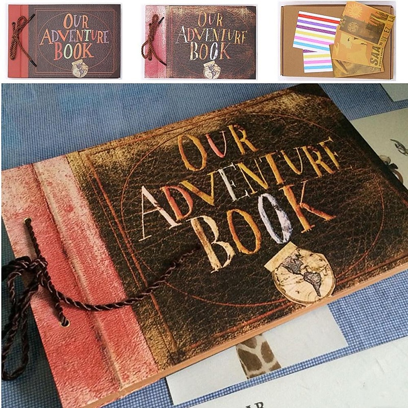 Our Adventure Book Pixar up Handmade DIY Family Scrapbook, Wedding