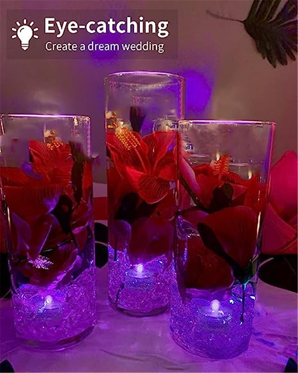 12pcs Waterproof Submersible Mini LED Lights Tea Light Underwater LED Candle Lamp For Aquarium Wedding Party Vase Decor 2025 - $20.99 –P8