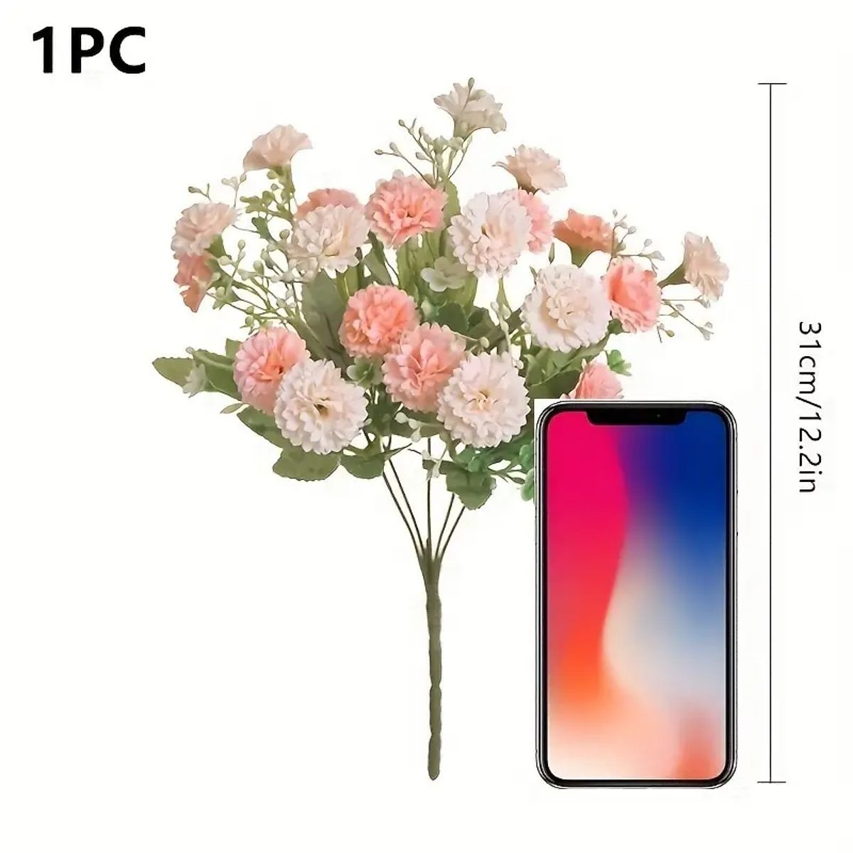 1pc 20 Heads Artificial Flowers Fake Hydrangeas For Home Furnishings 2026 - $10.49 –P12
