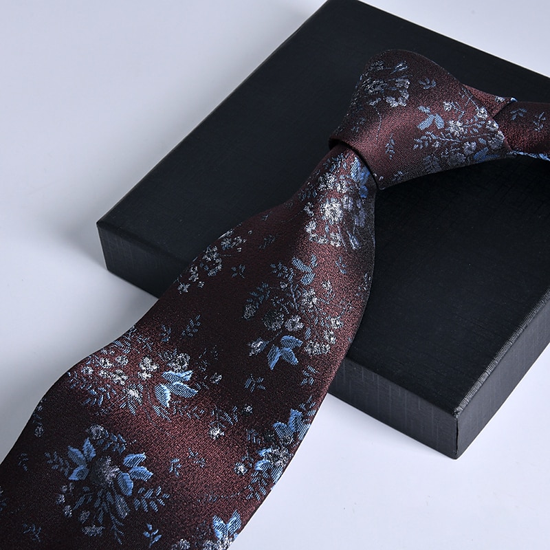Homme Cravate Cravates Classique Imprimer Imprime A Fleur Mariage Fête d'anniversaire de 2025 ? $7.99 –P3