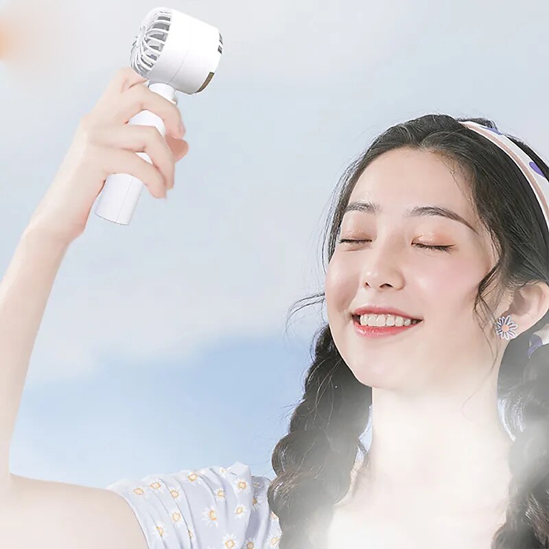 Foldable Misting Mini Fan – Handheld USB Rechargeable Spray Fan, Pocket-Sized Cooling for Travel and Camping 2025 - $13.99 –P10