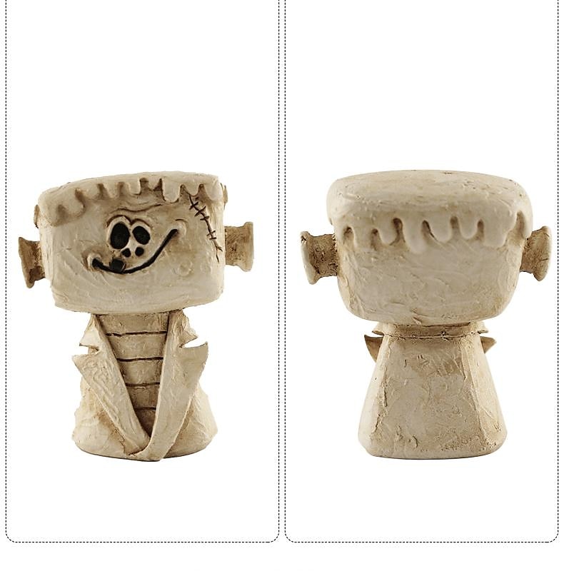 halloween spöke pumpa prydnad mikro landskap prydnad skrivbordet harts liten prydnad 2025 - $7.99 –P9