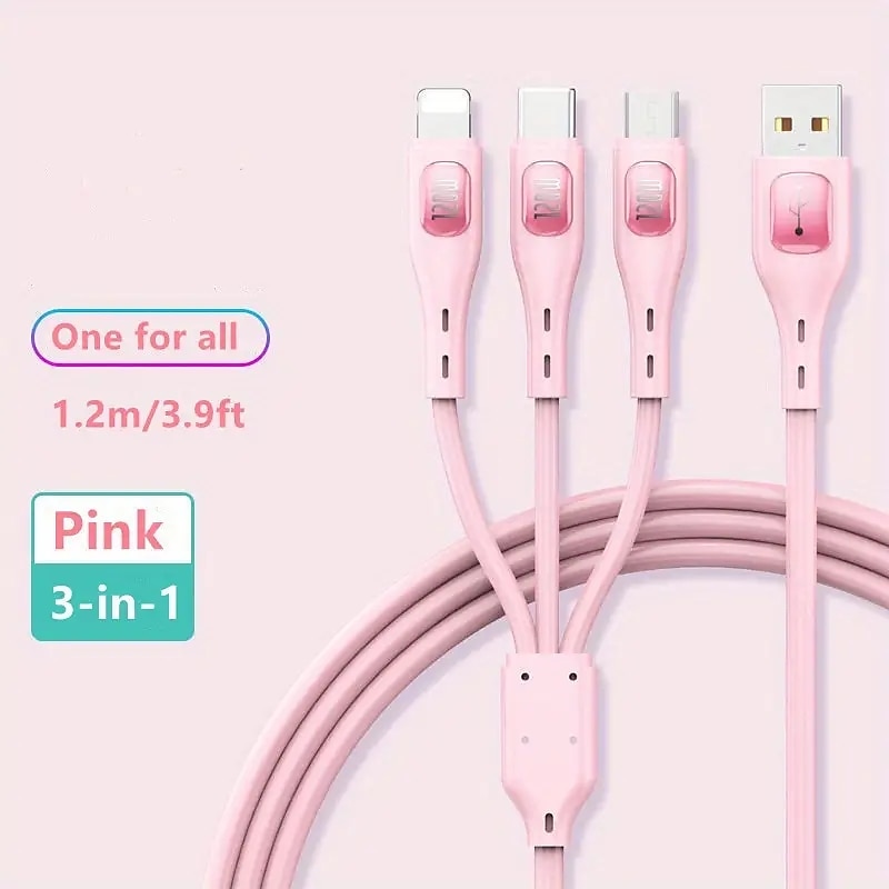 3 in 1 ontwerp voor mac 120w usb c multi snellaadkabel 3in1 meerdere telefoonoplader kabel usb c multikabel met type c/micro usb/ip voor samsung s23 s22 s21 voor iphone 14 13 12 11 x xs 8 7 pad 2025 - $12.99 –P7