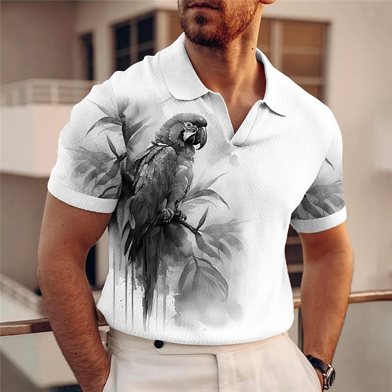 Parrot green store polo t shirt