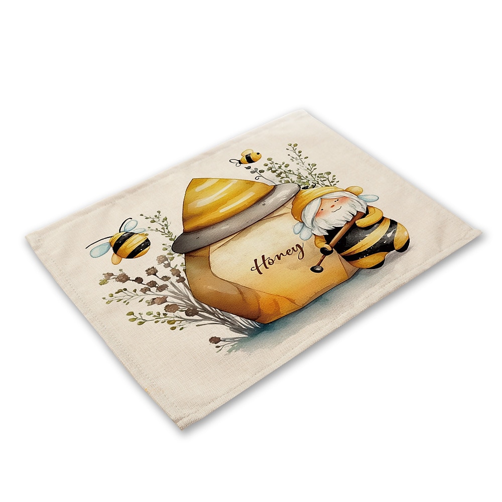 Girassóis placemats resistente ao calor mesa de fazenda placemat resistente a manchas, placemat para casamento cozinha mesa de jantar decoração interior ao ar livre de 2025 por $2.49 –P17