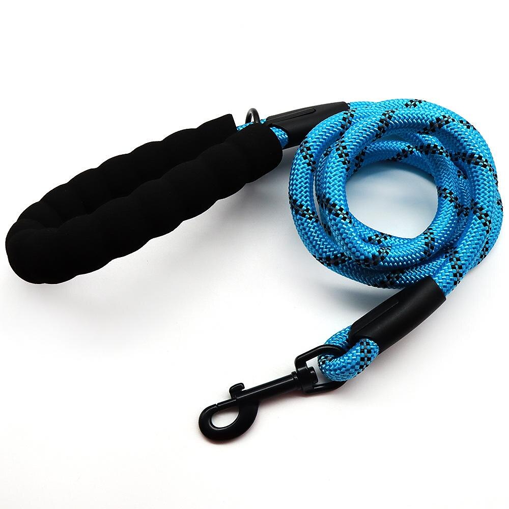 الكلب المقاود كلب مقود عاكس رغوة القطن مقبض العازلة الجر حبل جولة حبل 2025 - $16.99 –P4