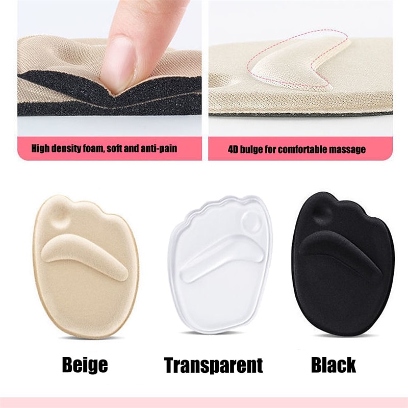 2 Pairs Women's Transparent Gel Insoles for High Heels with Anti-Slip and Cushioning Design - Comfortable Foot Pads for All-Day Wear 2026 - $11.99 –P12