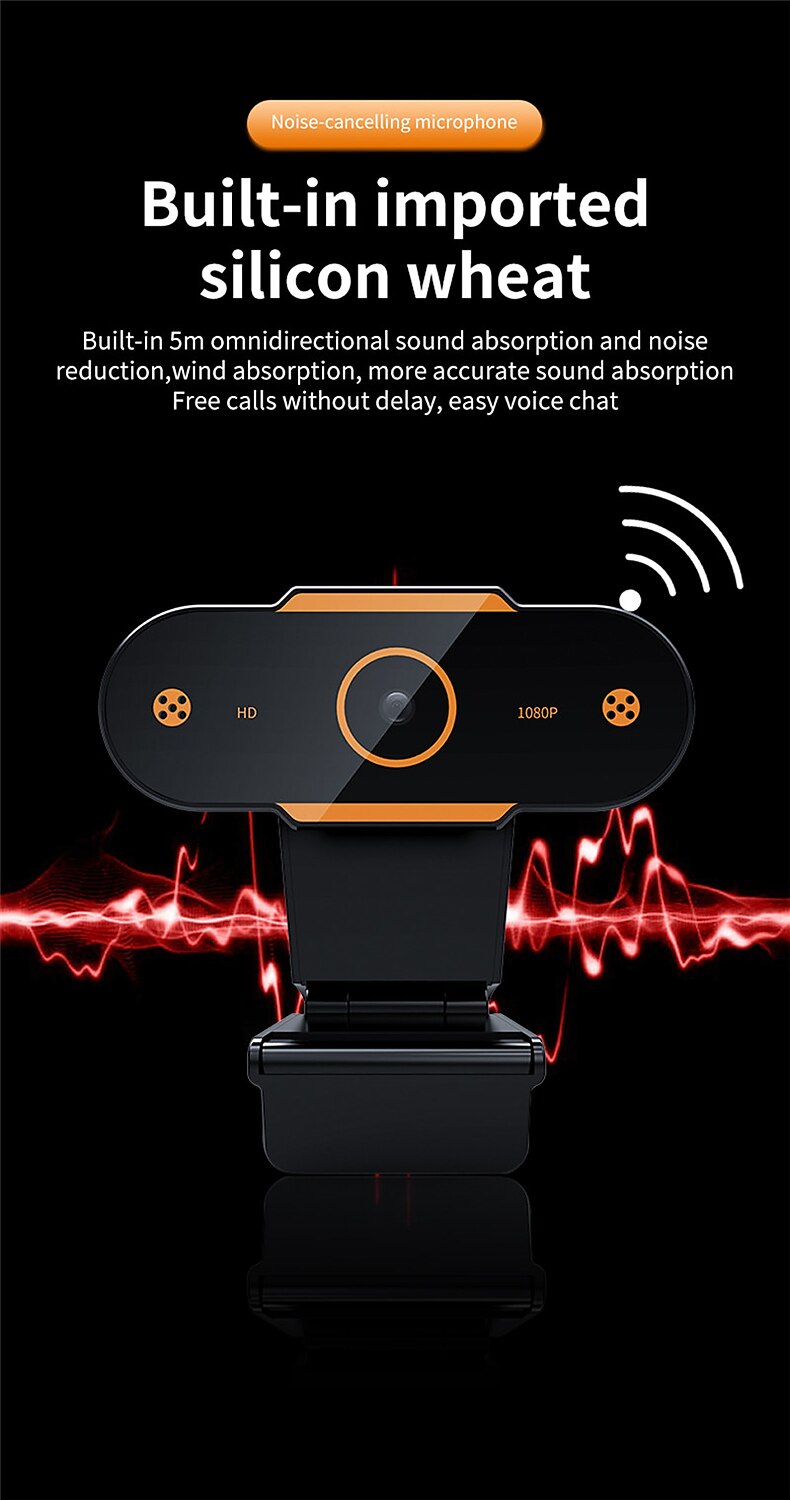 Full 1080P Autofocus HD Webcam Web USB Camera Microphone for PC Desktop Laptop 2025 - $17.99 –P10