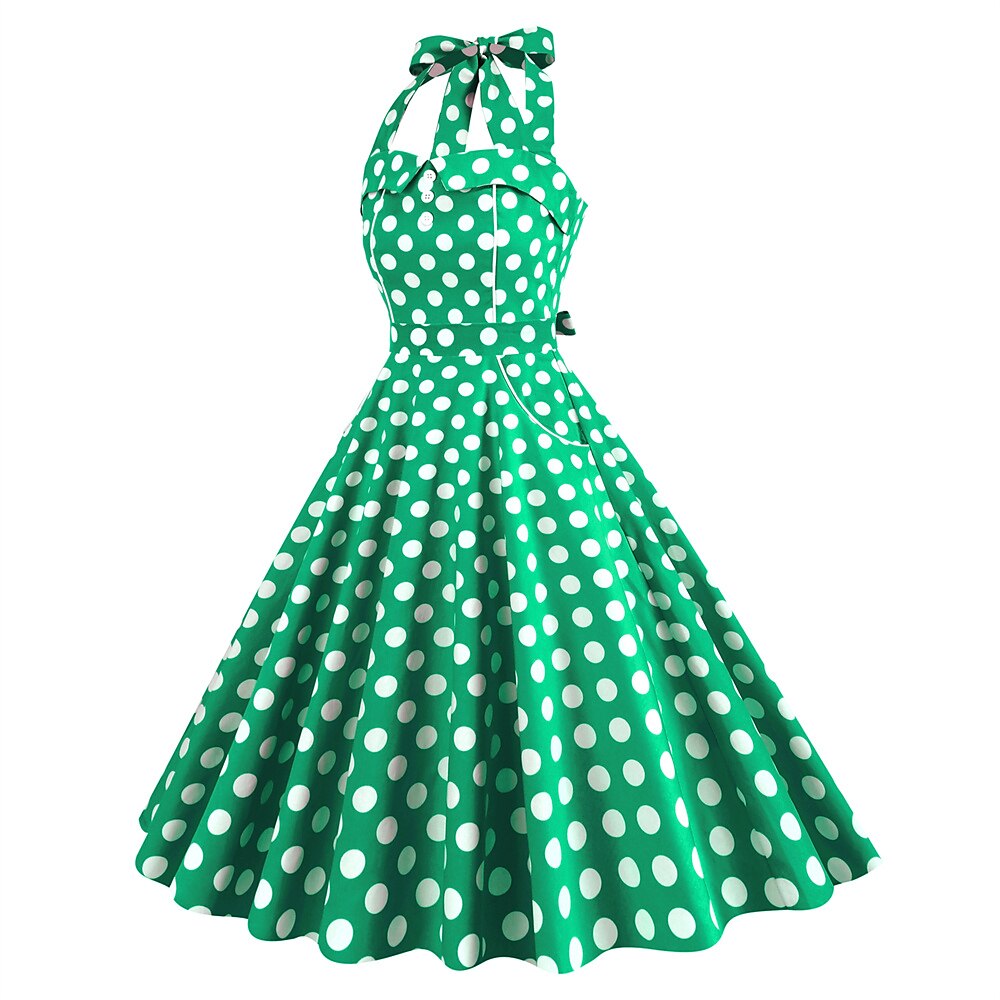 Retró 1950-es Rockabilly A-Line ruha Swing ruha Pánt Pöttyös Női Álarcos mulatság Alkalmi / Napi Lánybúcsú Felnőttek Ruha Hazatérő ruhák Tavaszi nyár 2025 - $38.99 –P13
