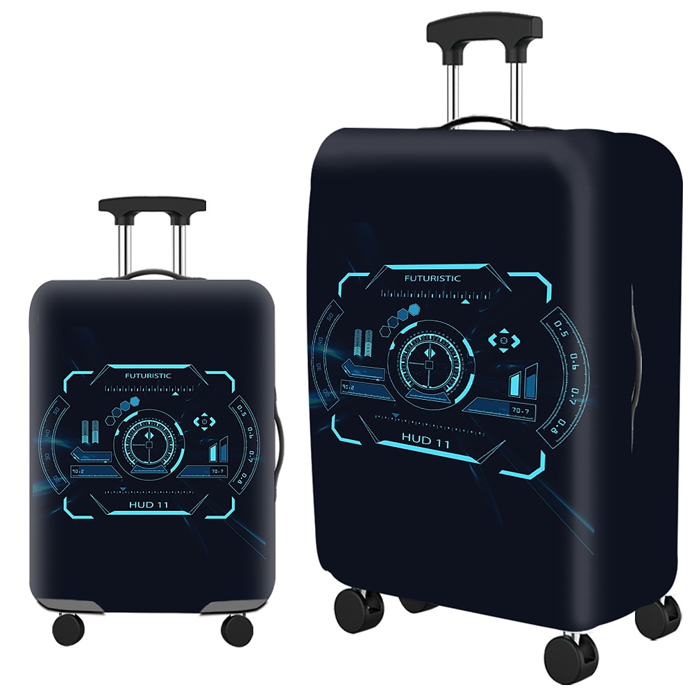 Durable Travel Luggage Cover, Dacron Elastic Suitcase Cover Protector, Foldable Washable Luggage Cover Protector 2025 - $12.49 –P2