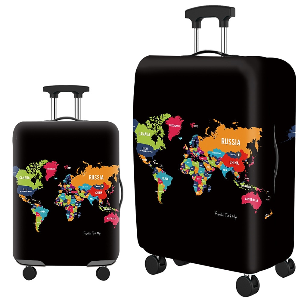 Durable Travel Luggage Cover, Dacron Elastic Suitcase Cover Protector, Foldable Washable Luggage Cover Protector 2025 - $12.49 –P15