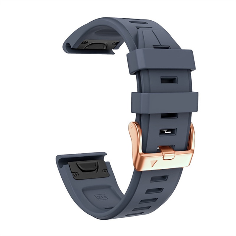 Ремешок для часов для Garmin Fenix 7S Pro 6S 5S Plus Epix Pro 42mm Approach S70 42mm Instinct 2S Descent Mk2S D2 Delta S 20mm силиконовый Замена Ремень 20mm Регулируется Пряжка из нержавеющей стали 2025 - $20.99 –P13