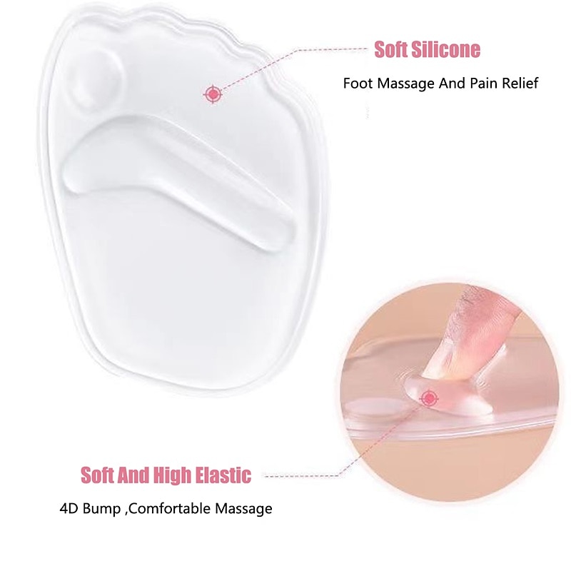 2 Pairs Women's Transparent Gel Insoles for High Heels with Anti-Slip and Cushioning Design - Comfortable Foot Pads for All-Day Wear 2026 - $11.99 –P11