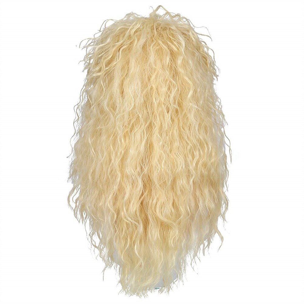 Parrucca Lunga Riccia Colorata Ground Mullet Stile Anni '80 per Donne (Solo Parrucche) Parrucca di Halloween del 2026 a $21.99 –P2