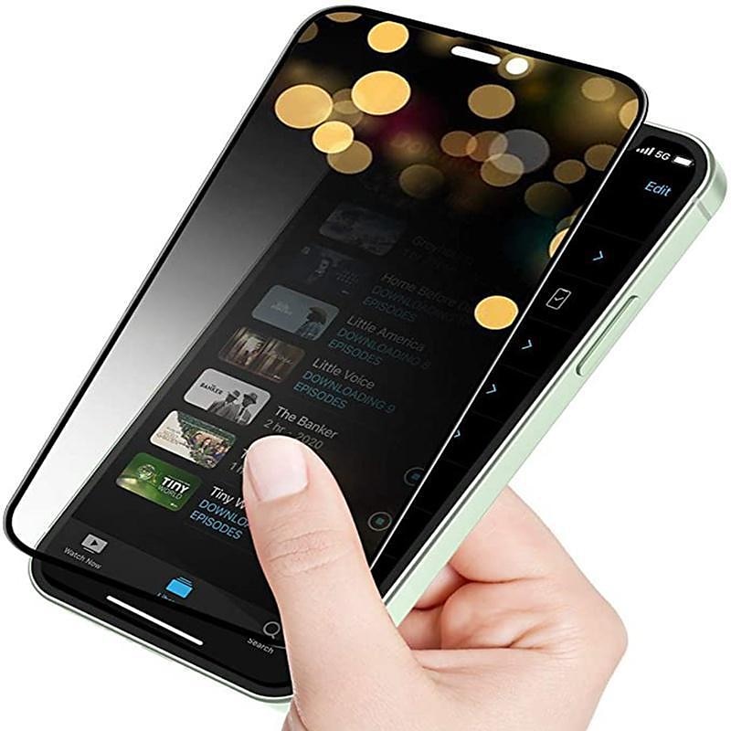 3 stk Skjermbeskytter Til Apple iPhone 16 iPhone 15 Pro Max Plus iPhone 14 13 12 11 Pro Max Mini X XR XS Max 8 7 Plus Herdet glass Personvern Anti-Spion 9H hardhet Anti-fingeravtrykk 2025 - $13.99 –P1