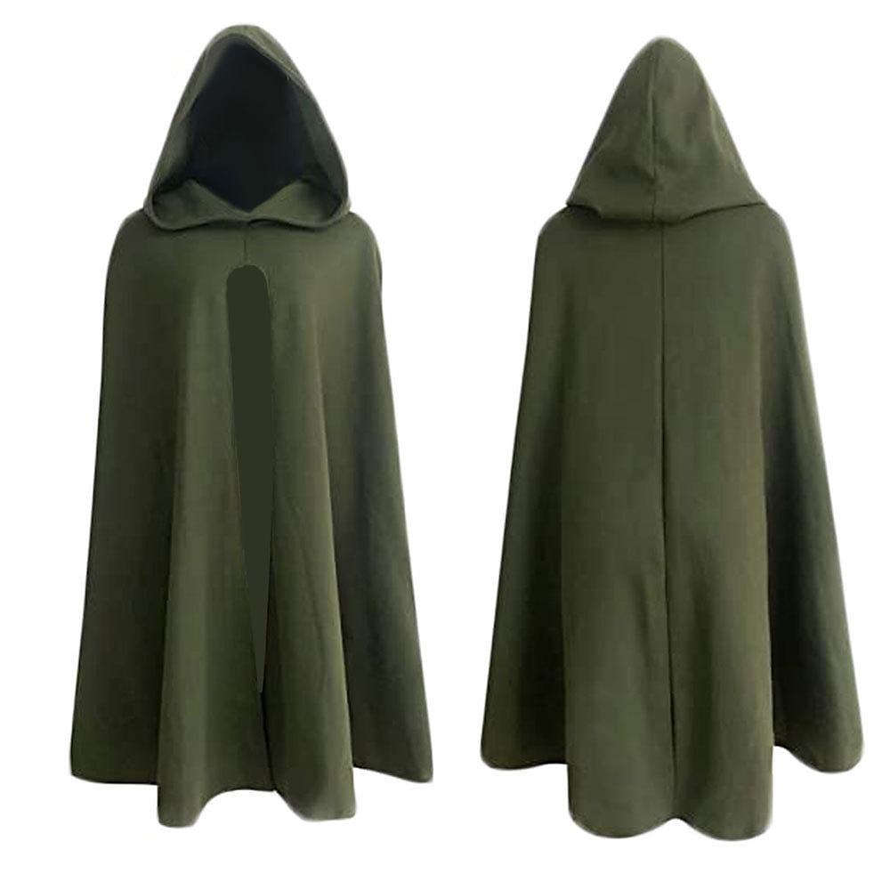 Retro Vintage Mittelalterlich Renaissance Umhang Maskerade Wikinger Ranger Elfen Bogenschießen Kostüm Herren Damen Unisex Keltisch Vikinger Fantasie Maskerade Party / Abend Erwachsene Umhang 2025 - $32.99 –P5