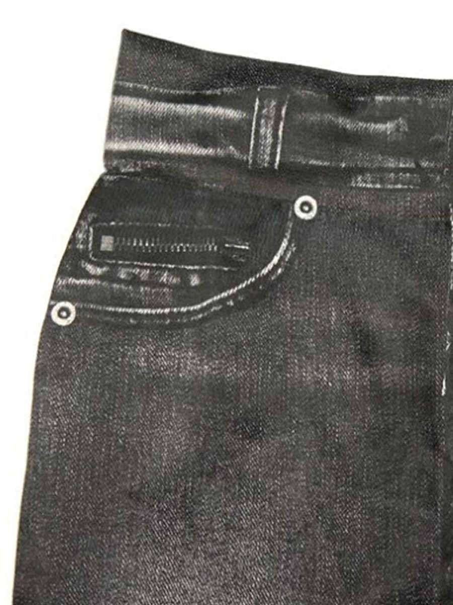 Women's Slim Pants Trousers Pocket High Cut High Waist Full Length Black Summer 2025 - $12.99 –P15