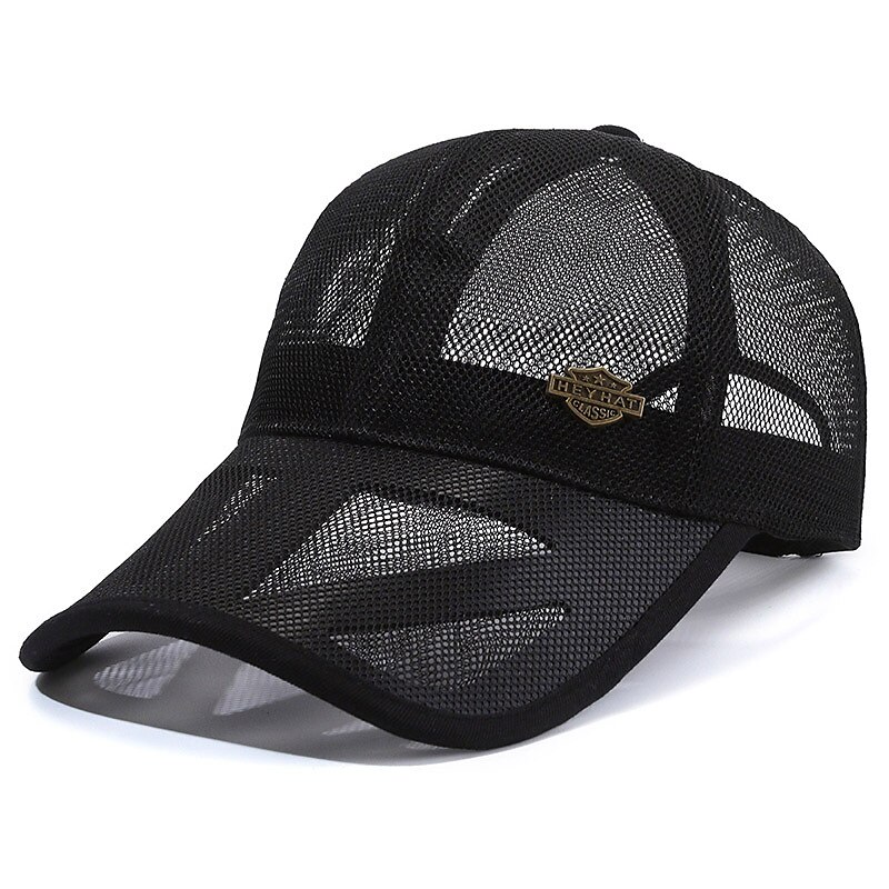 Unisex Cappellino da baseball Cappello da sole Nero Bianco Rete Viaggi Stile da spiaggia Esterno Da mare Liscio Regolabile Crema solare Di tendenza del 2025 a $8.99 –P4