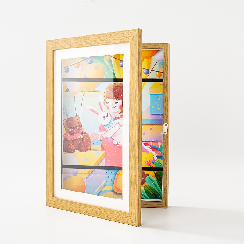 1kpl lasten taidekehys säilytystarvikkeet magneettinen etuaukko vaihdettava lasten taideteos kuvakehys juliste 3d piirustus maalauksia koulutehtäviä näyttö maalauksia järjestäjälaatikko 2026 - $26.99 –P12