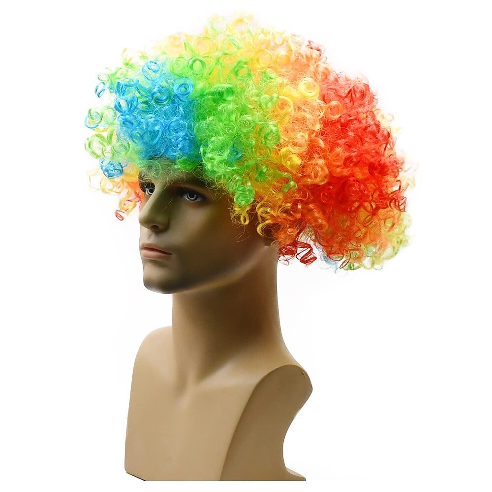 perruques afro courtes et moelleuses - femmes hommes crépus bouclés disco hippie perruque pour costume cosplay carnaval fête de Noël de 2025 ? $18.99 –P2