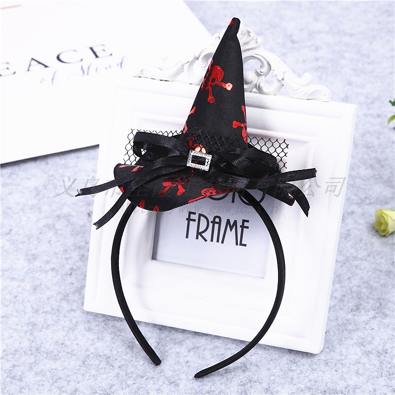 Čerodějnice Klobouky Halloween rekvizity Dospělé Dámské Dívčí předvečer Všech svatých předvečer Všech svatých Karneval Mardi Gras Jednoduchý karnevalový kostým 2025 - $10.99 –P3