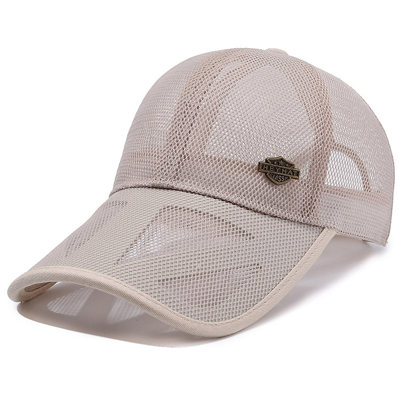 Unisex Cappellino da baseball Cappello da sole Nero Bianco Rete Viaggi Stile da spiaggia Esterno Da mare Liscio Regolabile Crema solare Di tendenza del 2025 a $8.99 –P11