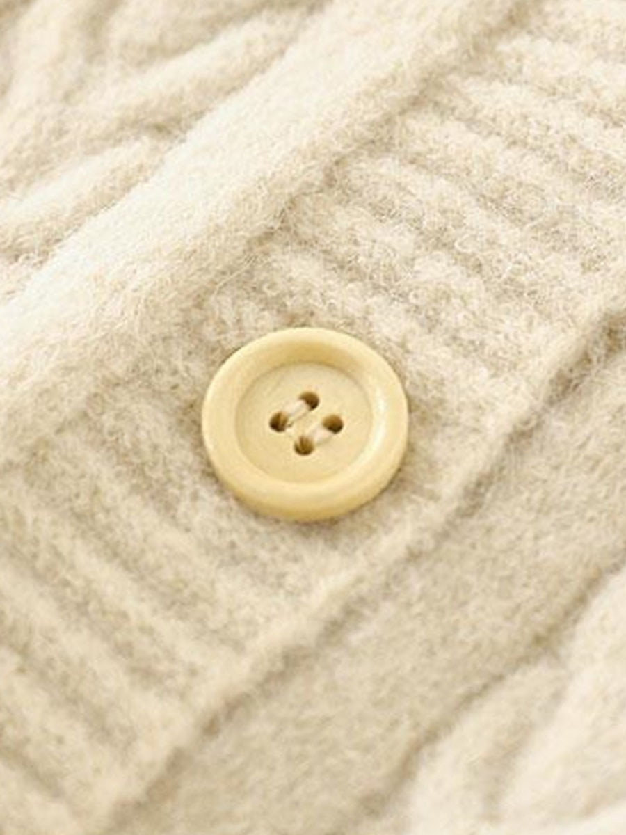 Women's Sweater Vest V Neck Cable Knit Polyester Button Summer Fall Daily Holiday Going out Sexy Casual Soft Sleeveless Pure Color Black White Pink One-Size 2023 - US $19.99 –P7