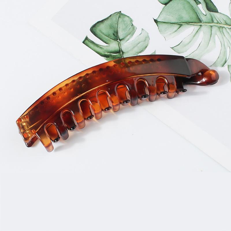 grampos de cabelo de banana para mulheres clássico clincher grampos de pente duplo de cabelo leopardo banana rabo de cavalo grampo para cabelos grossos de 2025 por $8.49 –P2