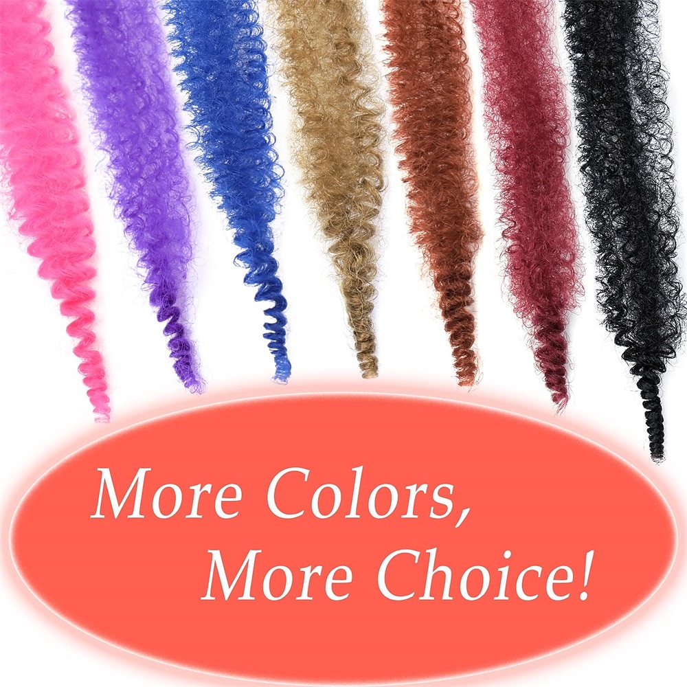 Marley Hair 10 Inch 7 Packs Pre Separated Springy Afro Twist Hair Marley Twist Braiding Hair for Faux Locs Crochet Hair Pre Fluffed Spring Twist Hair Synthetic Hair Extensions 2025 - $34.99 –P6