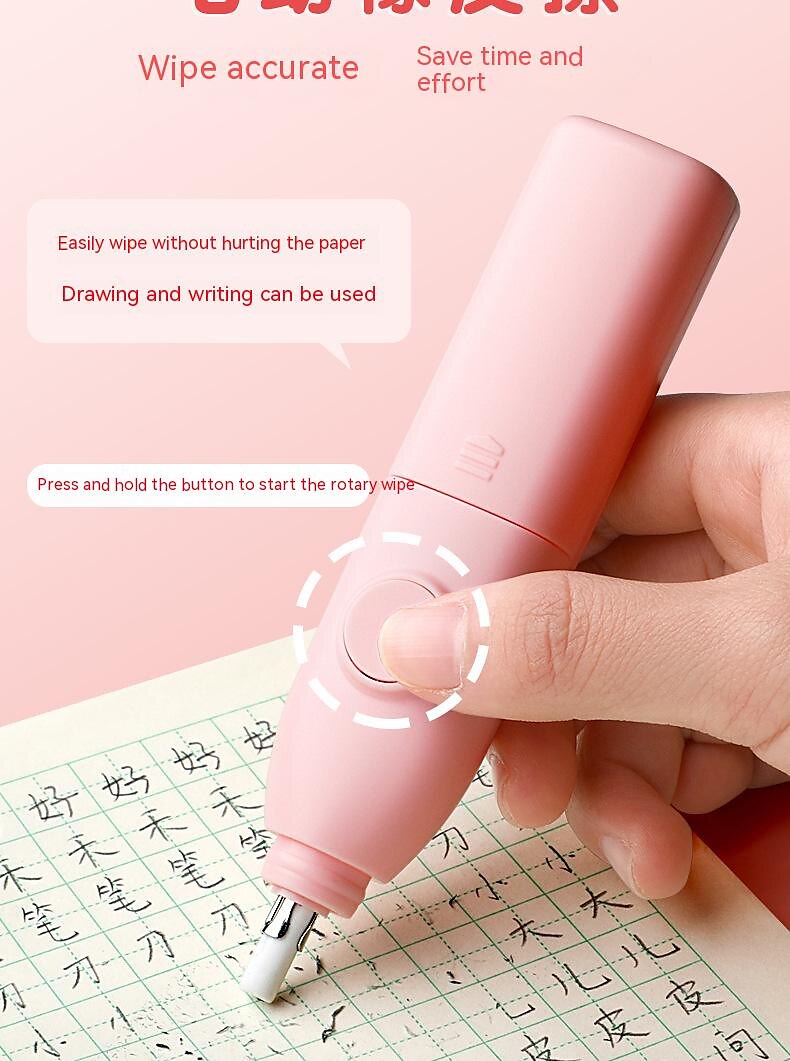 2025年 電動文具セット電動鉛筆削り消しゴムデスクトップクリーナー組み合わせ  コレクション – $52.99 –P5