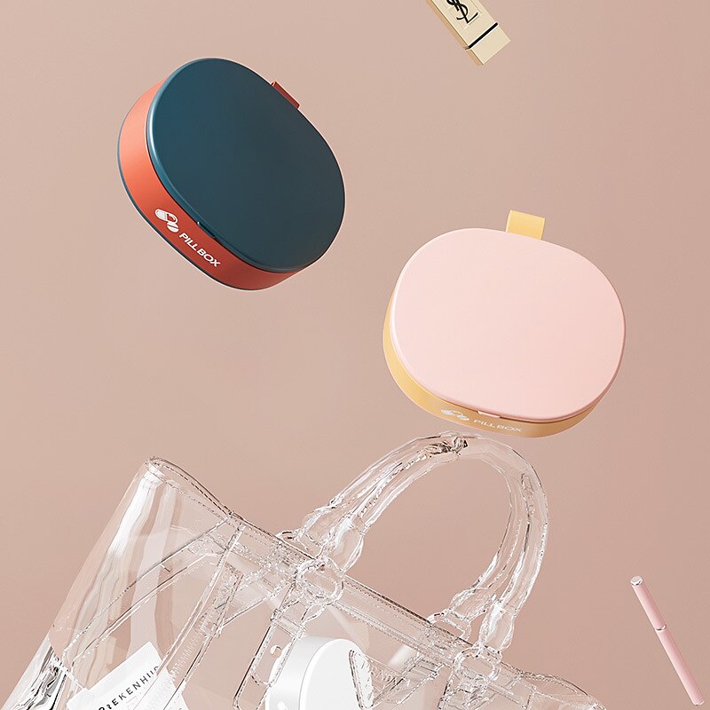 boîte à médicaments portable boîte à pilules emballée et scellée boîte à médicaments de voyage boîte à bonbons multi compartiment stockage étanche boîte à médicaments 1 pc de 2025 ? $9.49 –P11