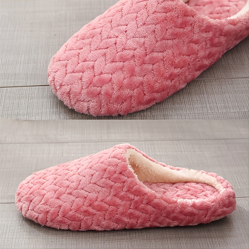 Per donna Pantofole Pantofole fuzzy Pantofole da interno Ciabatte calde Interni Giornaliero Tinta unica Inverno Piatto Punta tonda Informale Comoda minimalismo Raso Mocassino Rosa scuro Viola Caffè del 2025 a $11.99 –P5