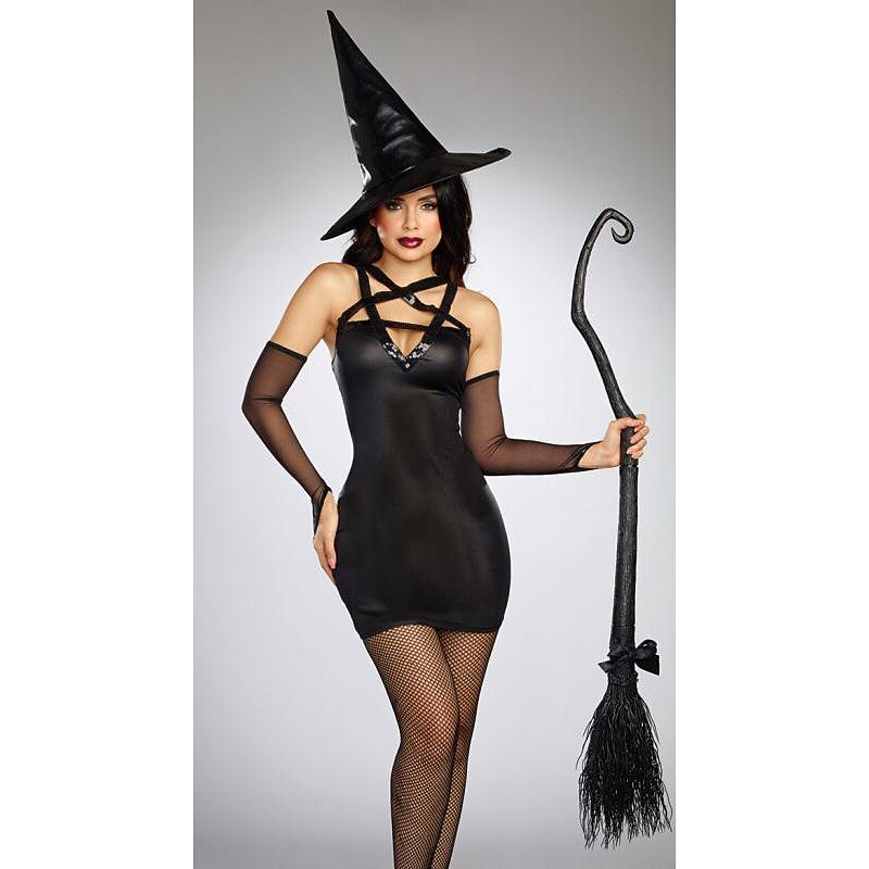 Czarownica Halloween Kostium Cosplay Kostium imprezowy Bal maskowy Noc Walpurgii Stroje Dla dorosłych Damskie Bal maskowy Mardi Gras Spektakl Impreza Halloween Łatwe kostiumy na Halloween Wystroić 2025 - $41.99 –P2