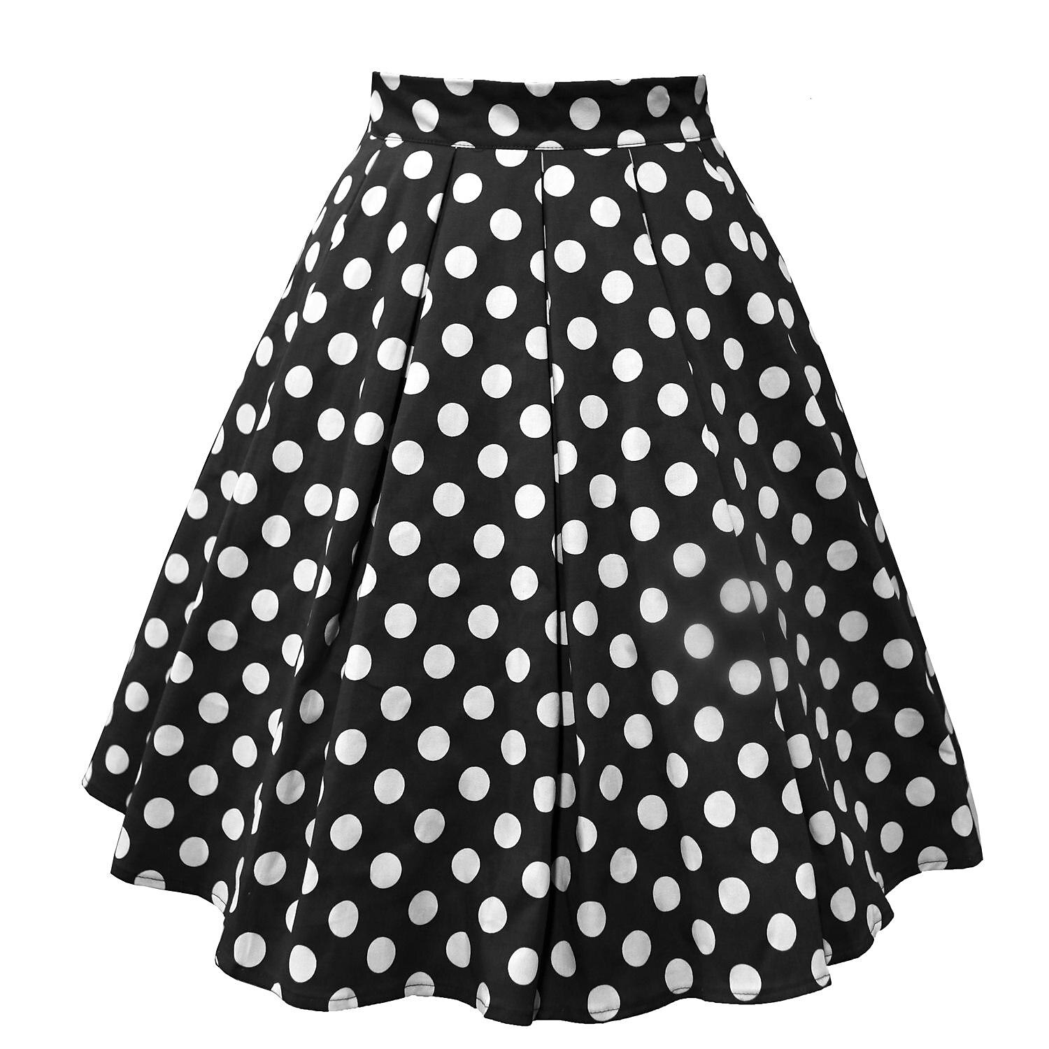 Elegant Polka Dots Classical Skirt A Line Skirt Mini Skirt Printing Women's Carnival Valentine's Day Masquerade Vacation Dailywear Bachelorette Party Adults' Skirt Spring & Summer 2025 - $28.99 –P4