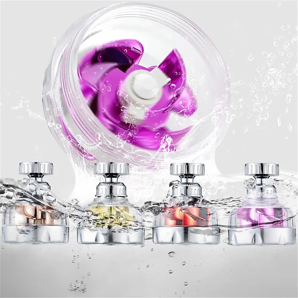 360 Degree Turbo Rotation Faucet Pressurize Kitchen Sink Tap Filter Bubble Splash Proof Water Saving Shower Nozzle Tap Connector 2025 - $3.49 –P4