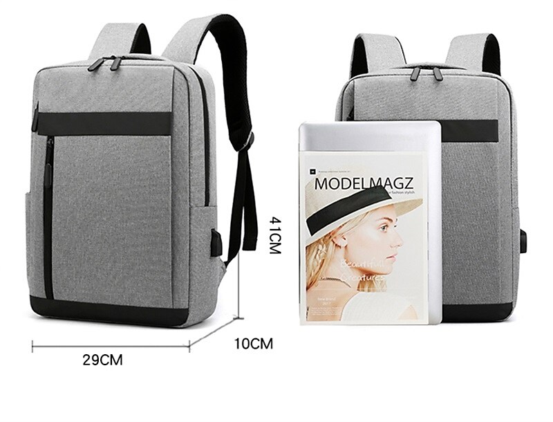 koulu kirjalaukku miesten reppu monikäyttöiset vedenpitävät laukut miehille yritys kannettava reppu usb-latausreppu nylon rento reppu 15,6 tuumaa 2025 - $20.99 –P9