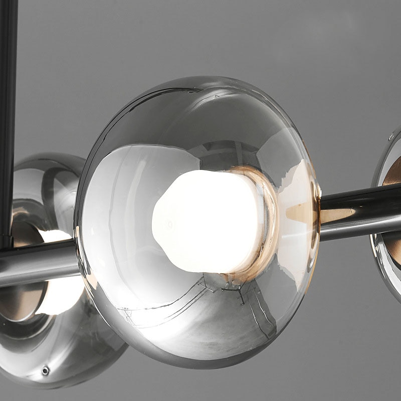 6-Light 100 cm Design a isola Plafoniere Rame Bicchiere Ottone Moderno 110-120V 220-240V del 2025 a $653.49 –P3