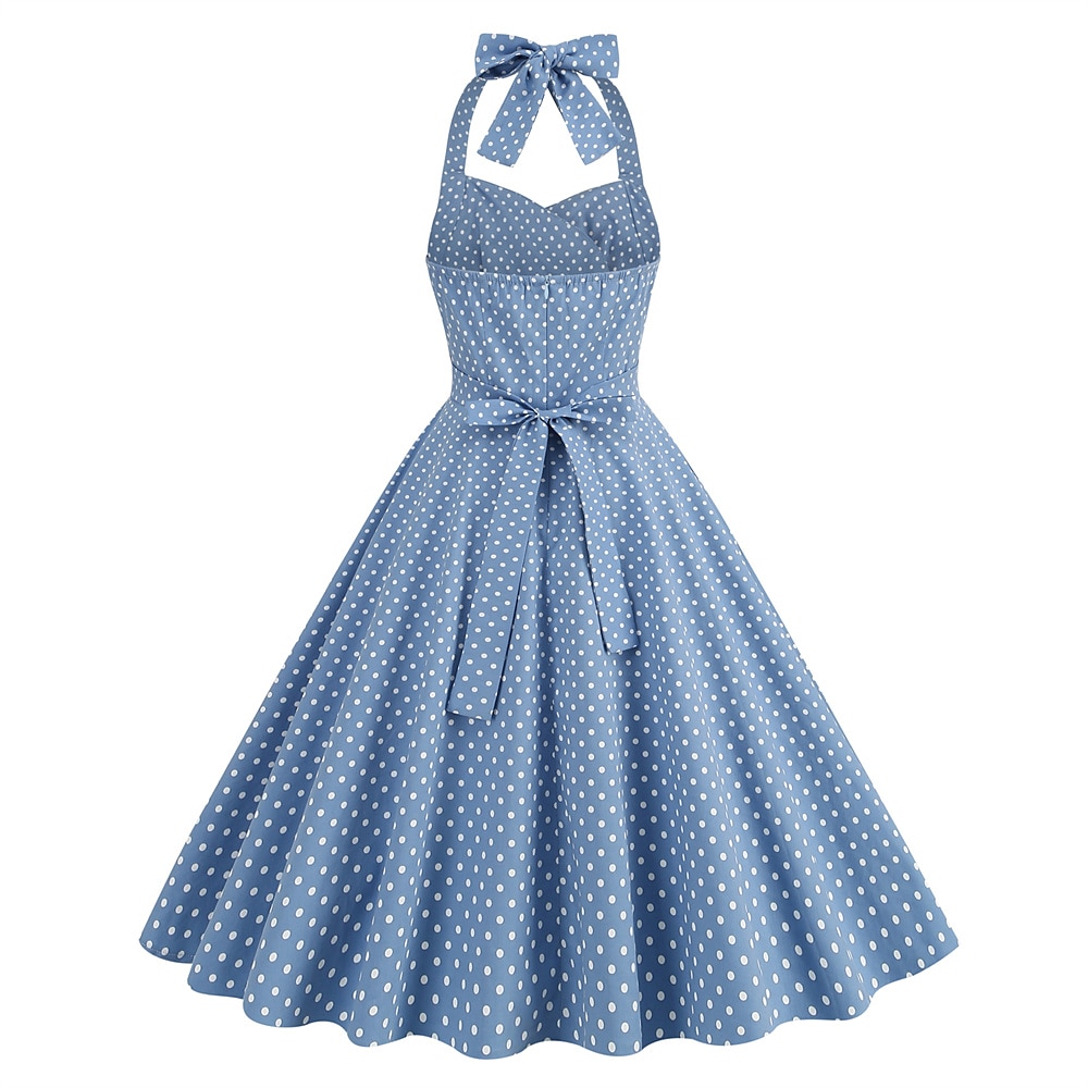 Retró 1950-es Rockabilly A-Line ruha Swing ruha Pánt Pöttyös Jelmez Női Álarcos mulatság Alkalmi / Napi Lánybúcsú Felnőttek Ruha Hazatérő ruhák Tavaszi nyár 2025 - $45.99 –P1
