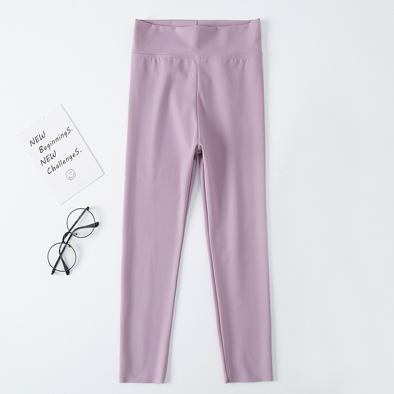 Niños Chica Polainas Color sólido Activo Entrenamiento 7-13 años Primavera Negro Blanco Rosa 2026 - $11.99 –P18