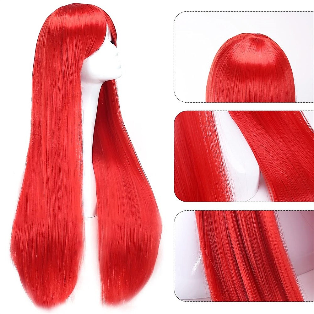 perruques 32 80cm longue ligne droite anime mode femmes cosplay perruque fête perruque carnaval cosplay fête perruques de 2025 ? GBP £10 –P13