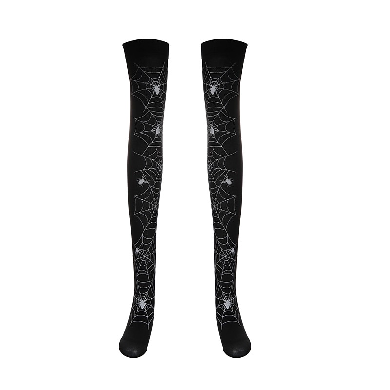 Teschio scheletro Halloween Calze e autoreggenti Oggetti di scena di Halloween Halloween Per donna Halloween martedì grasso Costumi di Halloween facili Vestirsi del 2025 a $12.49 –P3