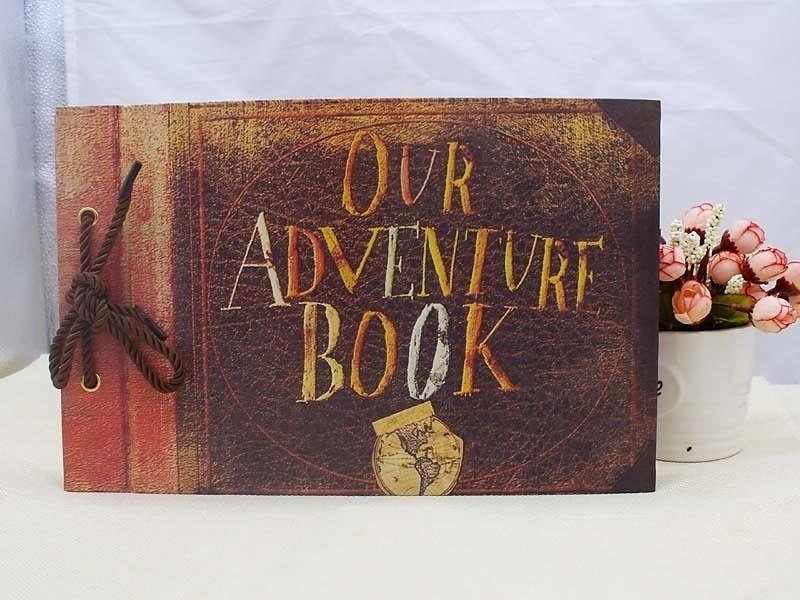 Our Adventure Book Pixar up Handmade DIY Family Scrapbook, Wedding