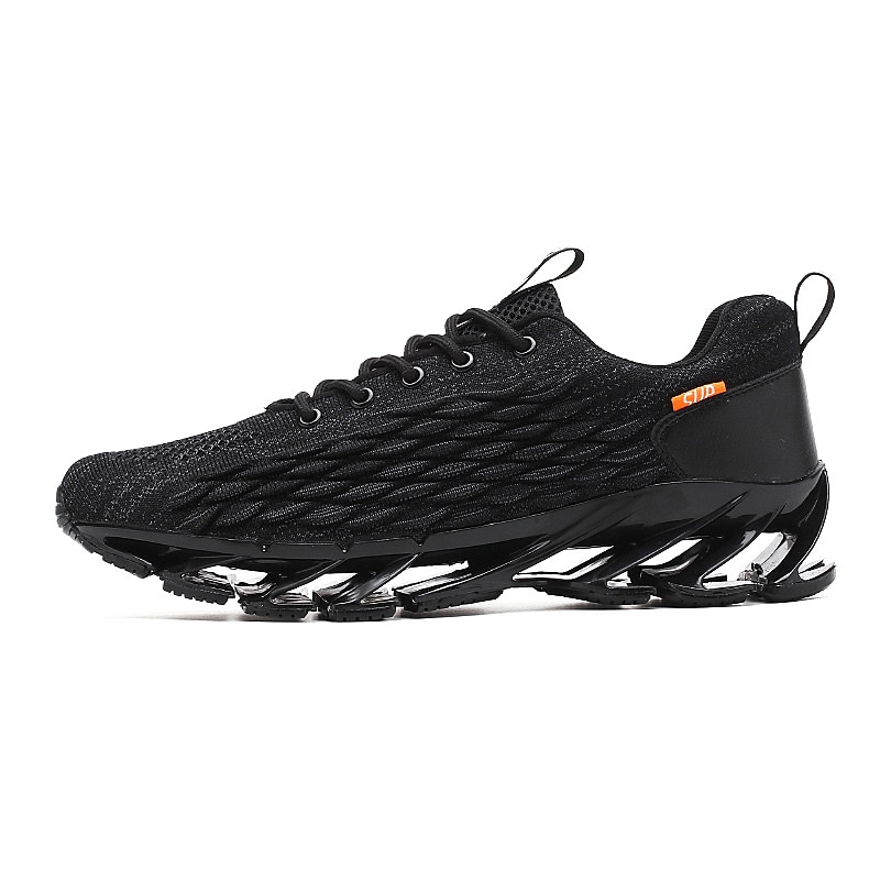 röda ventilerande löparsneakers för män med bladsula - lätta och bekväma för sport och fitness 2025 - $54.99 –P2