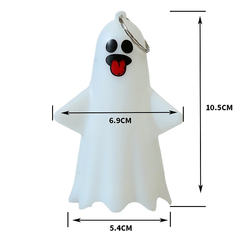 2025年 ハロウィーンの照明付きゴーストランプ、光る装飾 LED ハロウィーン電子小道具、小さなゴーストパーティーペンダントキャンドル、ハロウィーン装飾ゴーストランプ、デスクトップ装飾、ゴーストパーティー小道具ペンダント  コレクション – $4.99 –P2